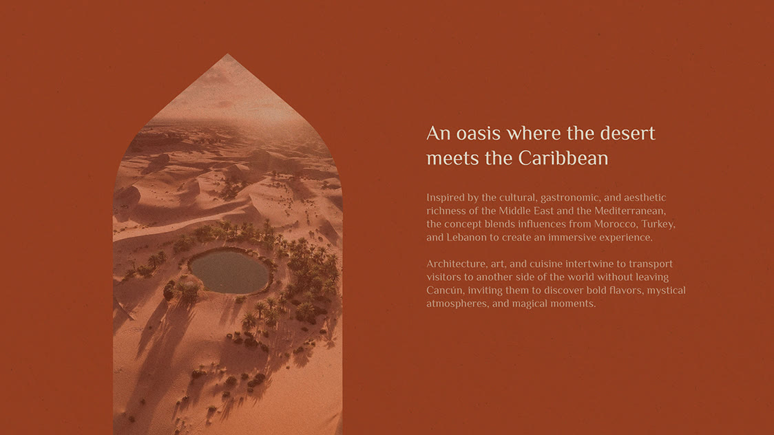 An oasis where the desert meets the Caribbean — Brand story