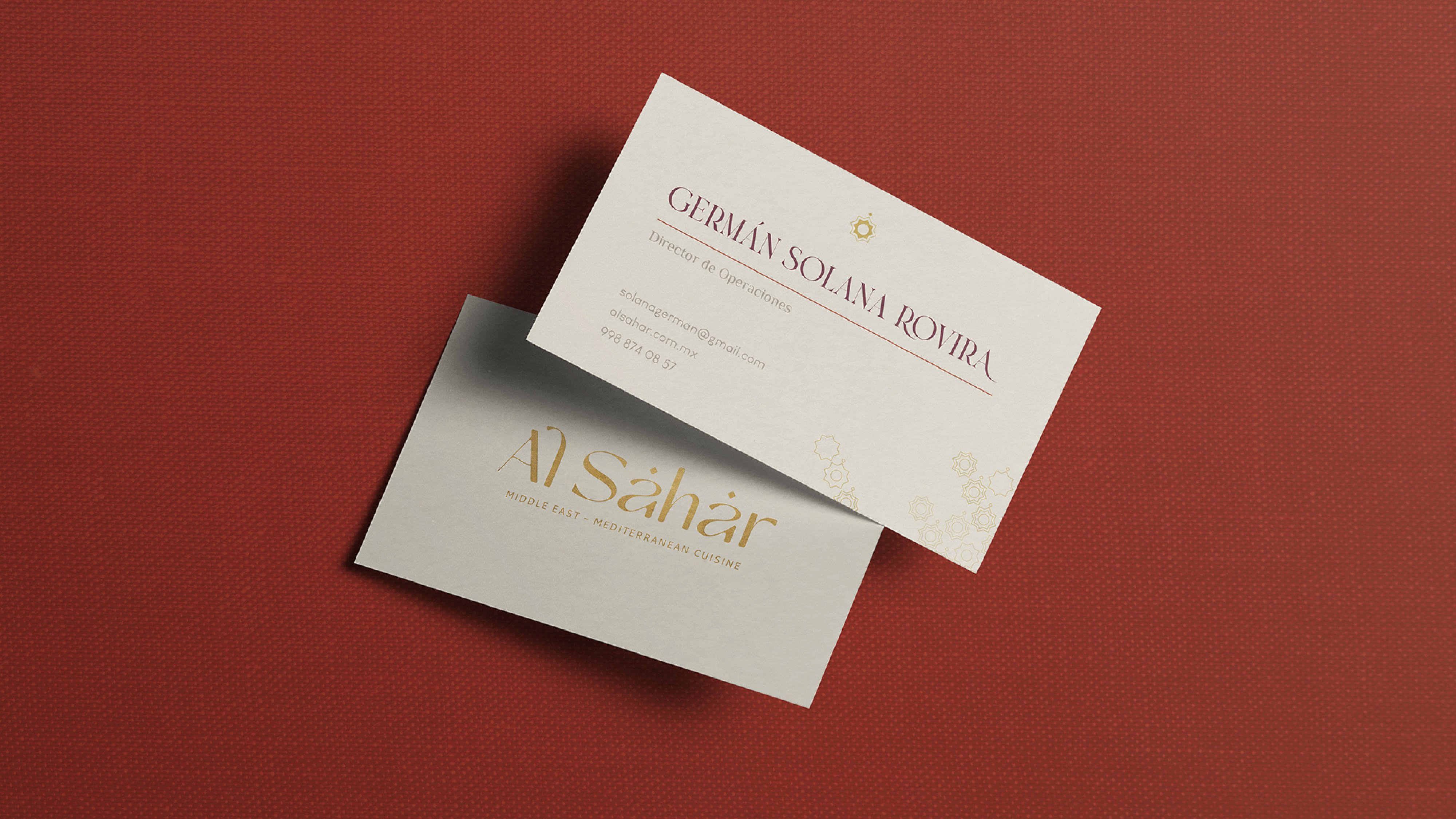 Tarjetas de presentación — Identidad corporativa