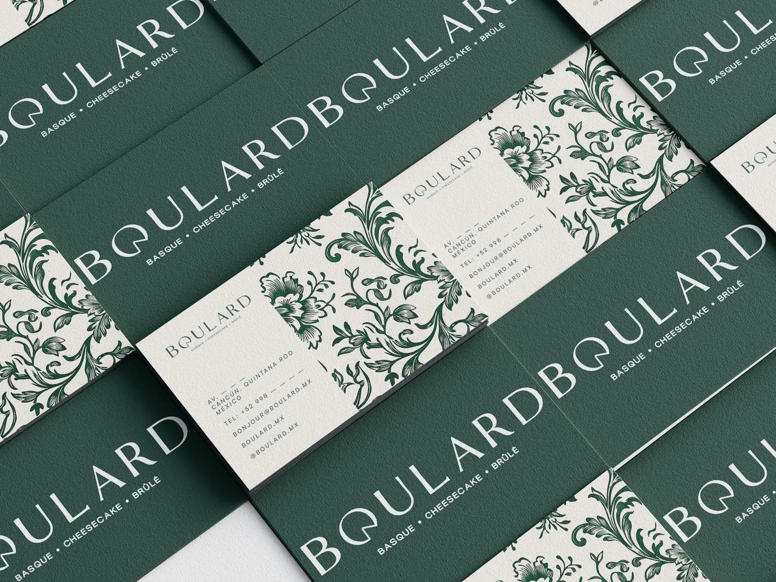 Tarjetas de presentación — Papelería corporativa Boulard