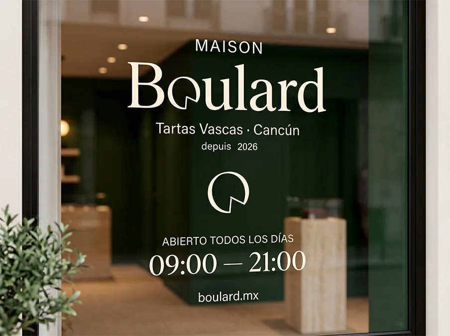 Fachada de Maison Boulard — Tartas vascas en Cancún