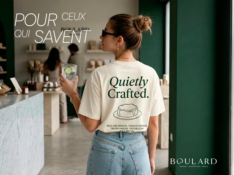 Playera "Quietly Crafted" — Merchandising Boulard