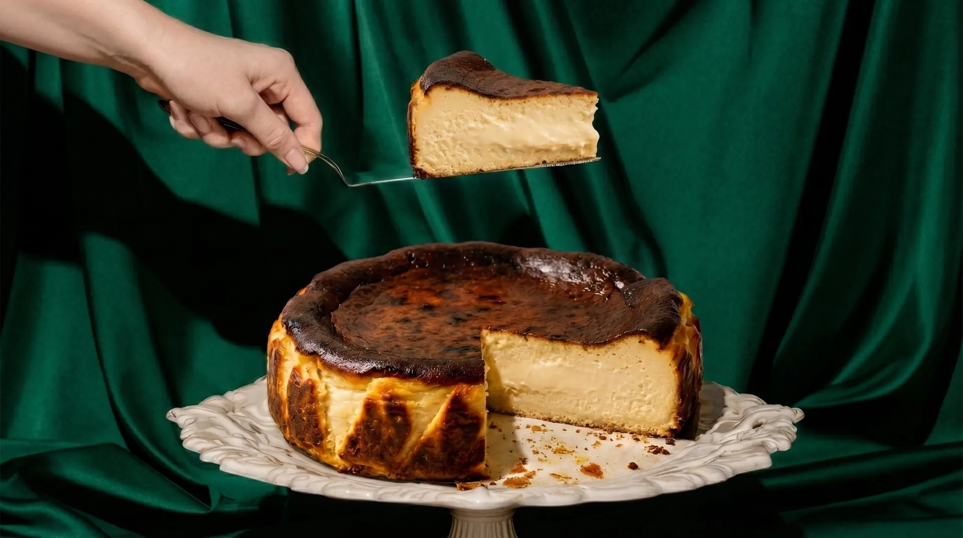 Tarta vasca brûlé Boulard — Fotografía de producto