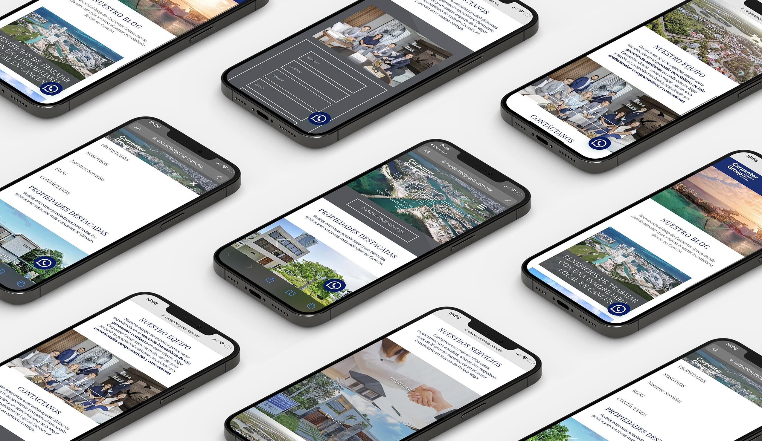 Sistema de branding digital — Carpenter Group