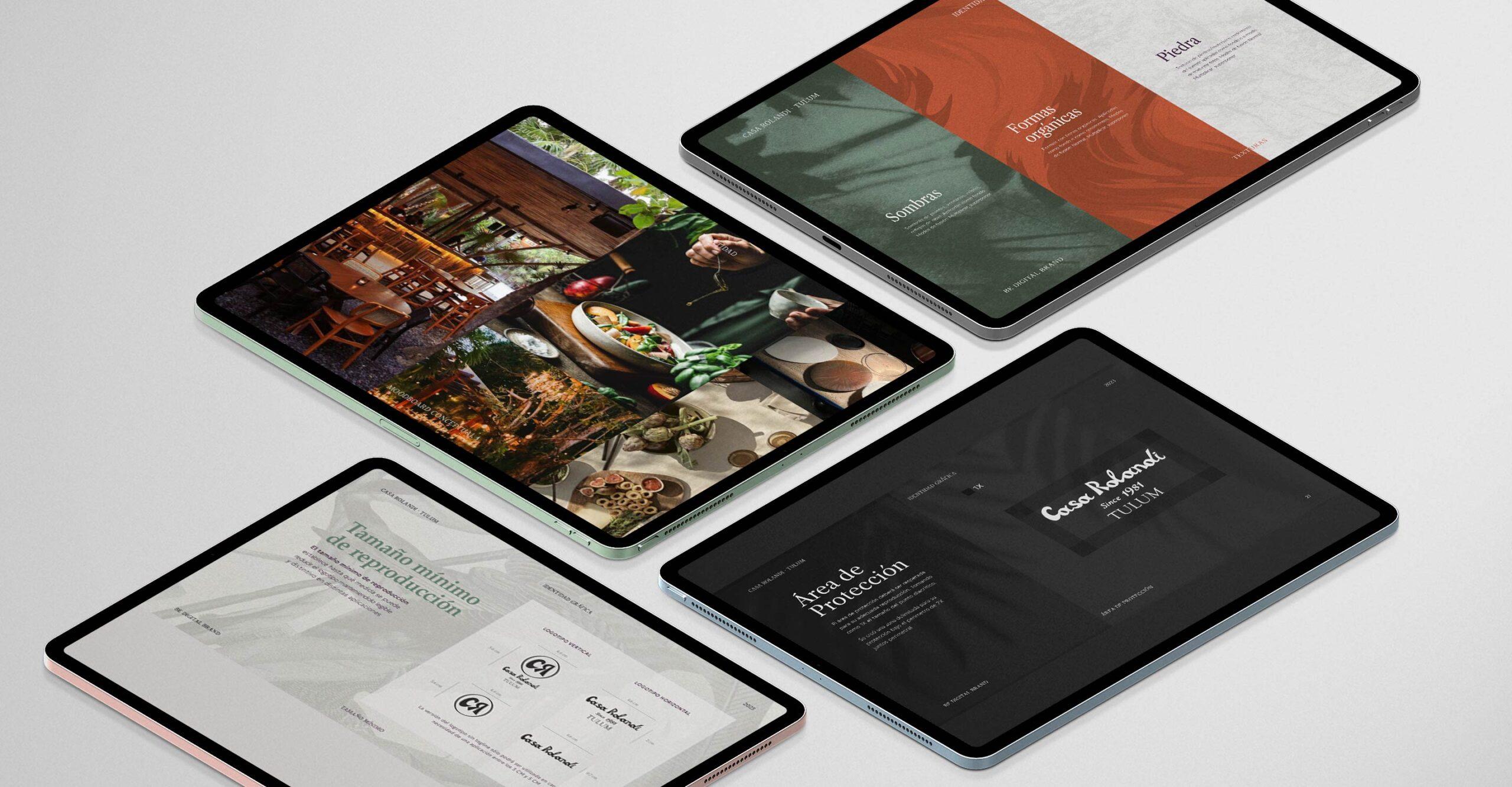 Sistema de identidad completo — Casa Rolandi