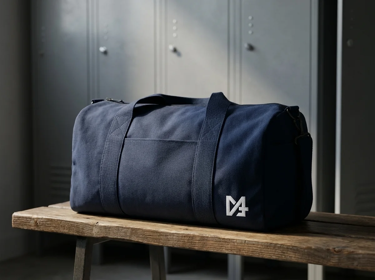 Duffel bag con parche del isotipo