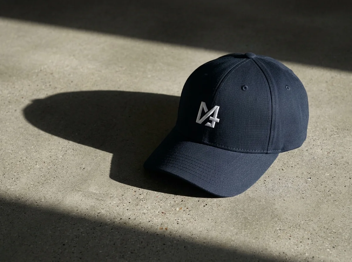 Gorra con isotipo bordado
